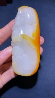 和田玉籽料 招财貔貅